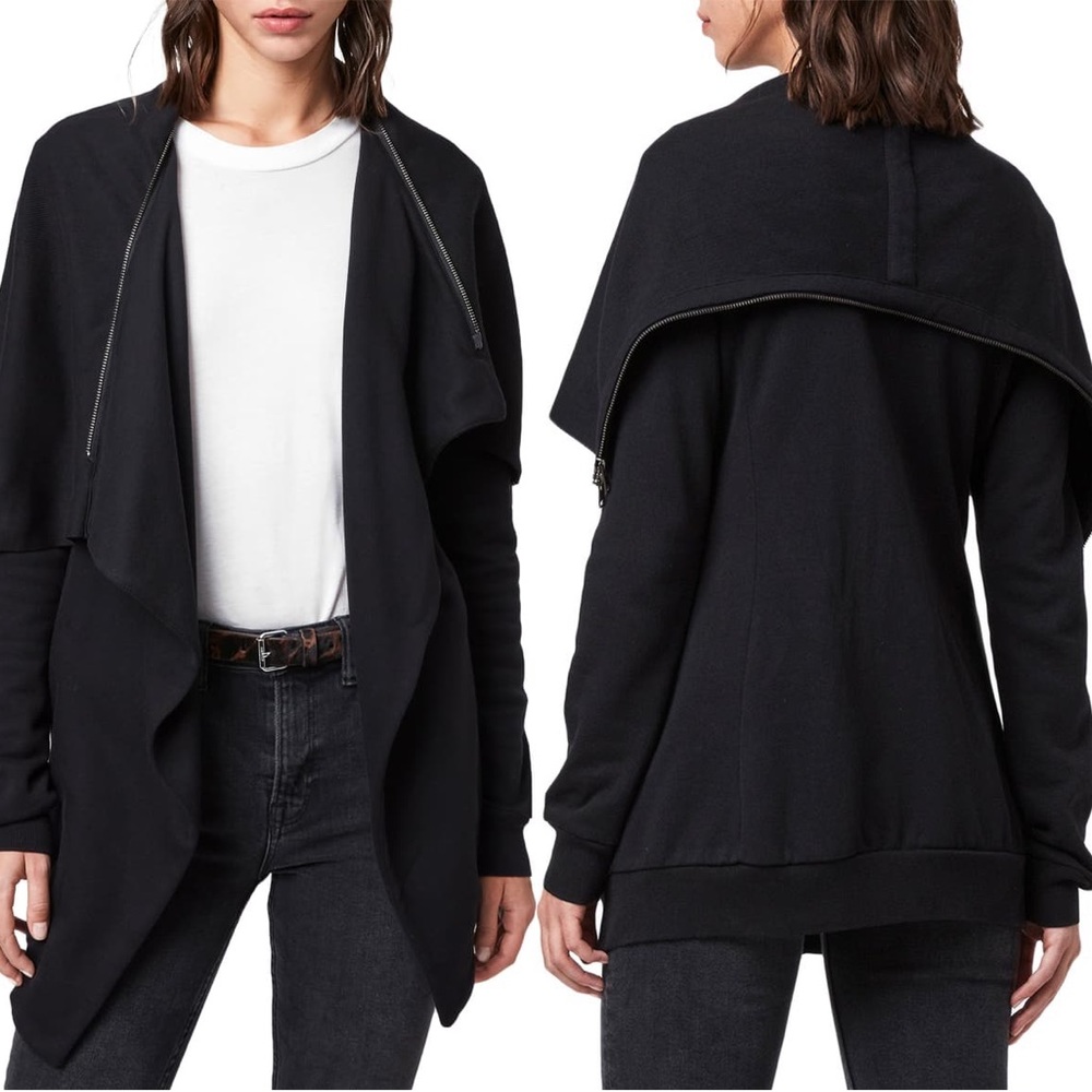 AllSaints Dahlia Black Jacket